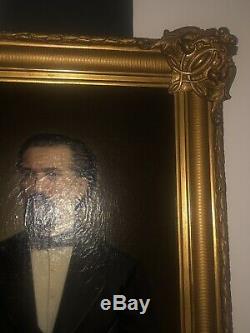 Tableau Ancien Portrait Aristocrate Huile Sur Toile Galerie Assindia Essen