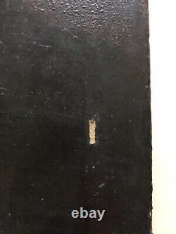 Tableau Ancien, Portrait De Gentilhomme, Huile Sur Toile, Peinture, XIXe