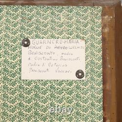 Tableau Ancien Portrait Féminin Huile sur Toile Italie XIXe Siècle Original