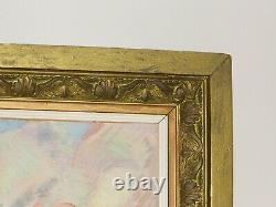 Tableau Ancien Rare 1923 Emmanuel Charles Benezit Huile Sur Toile Oliviers Be