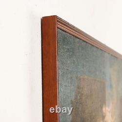Tableau Ancien avec Sujét Sacré Huile sur Toile XVIIIe-XIXe Siècle