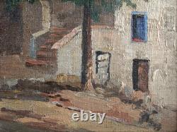 Tableau ancien, HST, Corse, Piana août 1929, Albert Grégoire-Ribet 1882-1966
