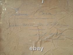 Tableau ancien, HST, Corse, Piana août 1929, Albert Grégoire-Ribet 1882-1966