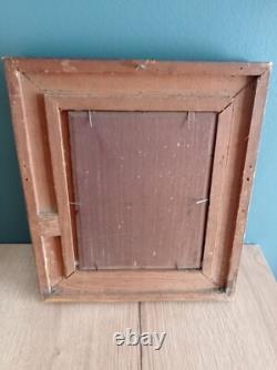Tableau ancien Huile sur bois paysage