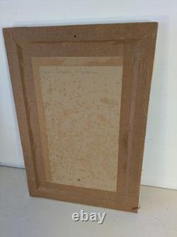 Tableau ancien Peinture a l'huile sur toile ENJOLRAS