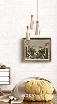 Tableau ancien hst paysage canal de Venise gondole J. RAITO dlg Jean Calogero