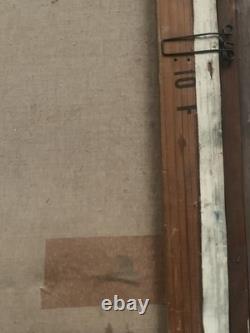 Tableau ancien hst paysage canal de Venise gondole J. RAITO dlg Jean Calogero