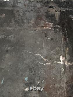 Tableau ancien huile composition mixte sculpture cheval cavalier signé Revest