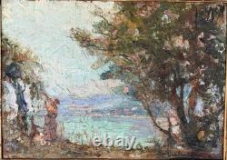 Tableau ancien huile sur Panneau signé