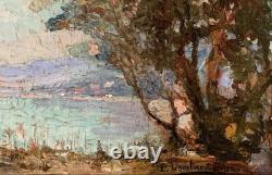 Tableau ancien huile sur Panneau signé