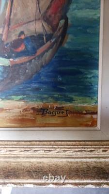 Tableau ancien huile sur bois