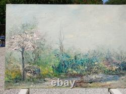 Tableau ancien huile sur toile