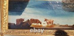 Tableau ancien huile sur toile