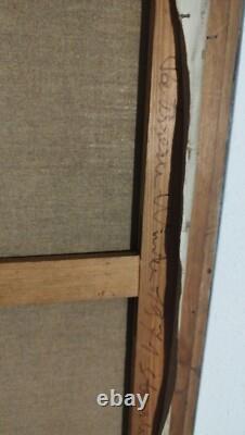 Tableau ancien huile sur toile