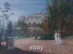 Tableau ancien huile sur toile