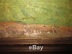 Tableau ancien huile sur toile Auguste ROURE