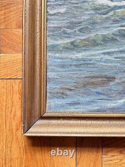 Tableau ancien huile sur toile EMIL JANUS WEINREICH (Danois, 1892-1975) 26 x 39