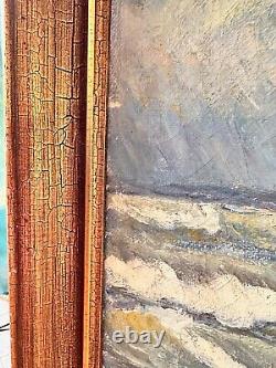 Tableau ancien huile sur toile EMIL JANUS WEINREICH (Danois, 1892-1975) 26 x 39