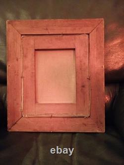 Tableau ancien huile sur toile Fabiola