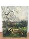 Tableau Ancien Huile Sur Toile Jean Michel Bermyn (xxe-s) Phare Du Gris Nez