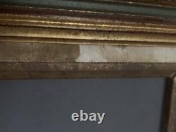 Tableau ancien huile sur toile composition abstraite cubique géométrique