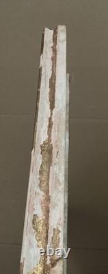 Tableau ancien huile sur toile composition abstraite cubique géométrique