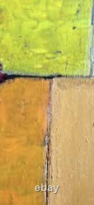 Tableau ancien huile sur toile nature morte cubique signé