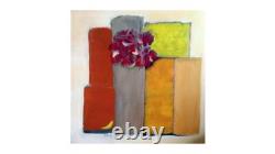 Tableau ancien huile sur toile nature morte cubique signé