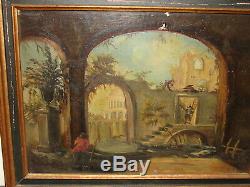 Tableau ancien huile sur toile pas de signature peinture ancienne