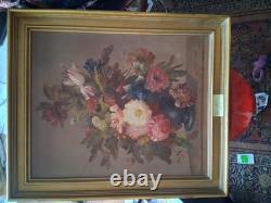 Tableau ancien huile sur toile signé