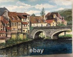 Tableau ancien huile sur toile signé