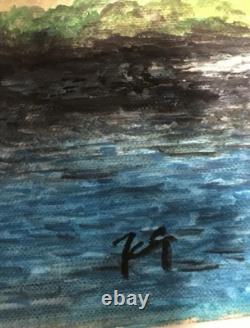 Tableau ancien huile sur toile signé