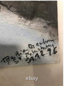 Tableau ancien huile sur toile signé