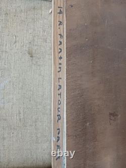 Tableau ancien huile sur toile signé