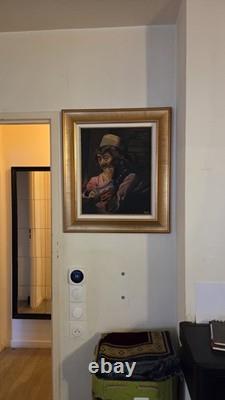 Tableau ancien huile sur toile signé