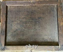 Tableau ancien nature morte fruits XVIII XIX Empire peinture huile toile cadre