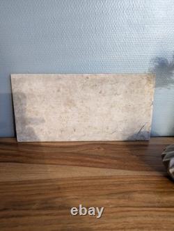 Tableau ancien paysage côtier, huile sur panneau bois signée Louis Chaussel à c