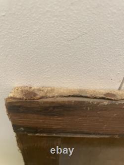 Tableau peinture ancienne marine, bateau XIXe