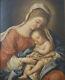 Vierge à L'enfant, Huile Sur Toile Copie Ancienne Du Sassoferrato Au Louvre